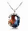 Pietersite Crystal Pendant, 925 Sterling Silver