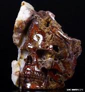 Pietersite Carved Crystal Skull