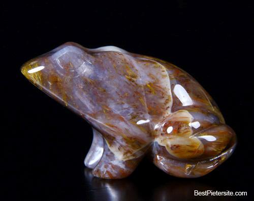 Pietersite Crystal Frog