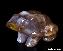 Pietersite Carved Crystal Frog, Gemstone, Chatoyant