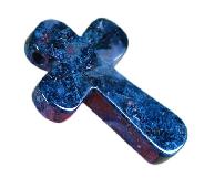 Pietersite Cross Pendant Carving