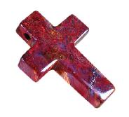 Pietersite Cross Pendant Carving