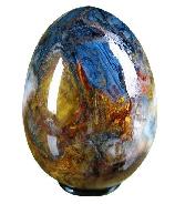 Nice Chatoyance. Pietersite Egg Carving