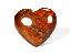Pietersite Carved Crystal Heart, Gemstone, Chatoyant