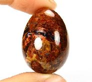 Pietersite Carved Crystal Egg, Gemstone, Chatoyant