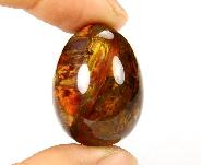 Pietersite Carved Crystal Egg, Gemstone, Chatoyant