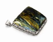 Pietersite Pendant, 925 Sterling Silver