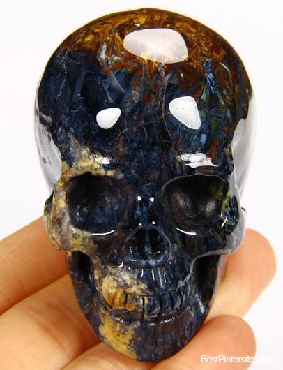 Pietersite Crystal Skull