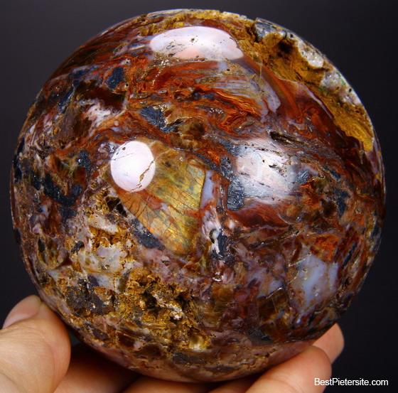 Pietersite Crystal Sphere