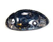 Pietersite Carved Big Dipper ladybug, Chatoyant, Gemstone