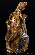 Pietersite Carved Crystal Lizard