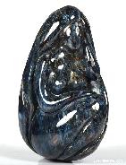 Pietersite Carved Girl Sculpture, Gemstone, Chatoyant