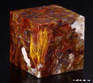 Pietersite Cube, Gemstone, Chatoyant