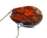 Pietersite Pendant, Gemstone, Chatoyant