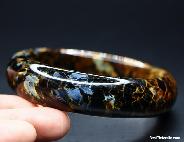 Pietersite Carved Crystal Bangle