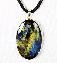 TOP QUALITY, Pietersite Carved Crystal Pendant, 925 Sterling Silver