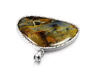 Pietersite Pendant, 925 Sterling Silver