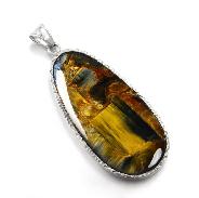 Pietersite Pendant, 925 Sterling Silver